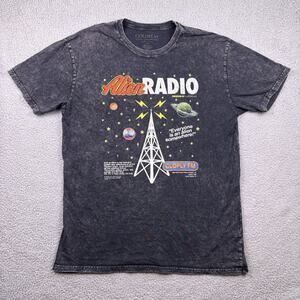 Coldplay Shirt Mens XL Alien Radio Music Of The Spheres Tour Merch Short Sleeve